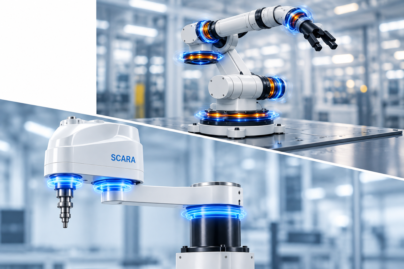スカラロボットのワイヤレス給電