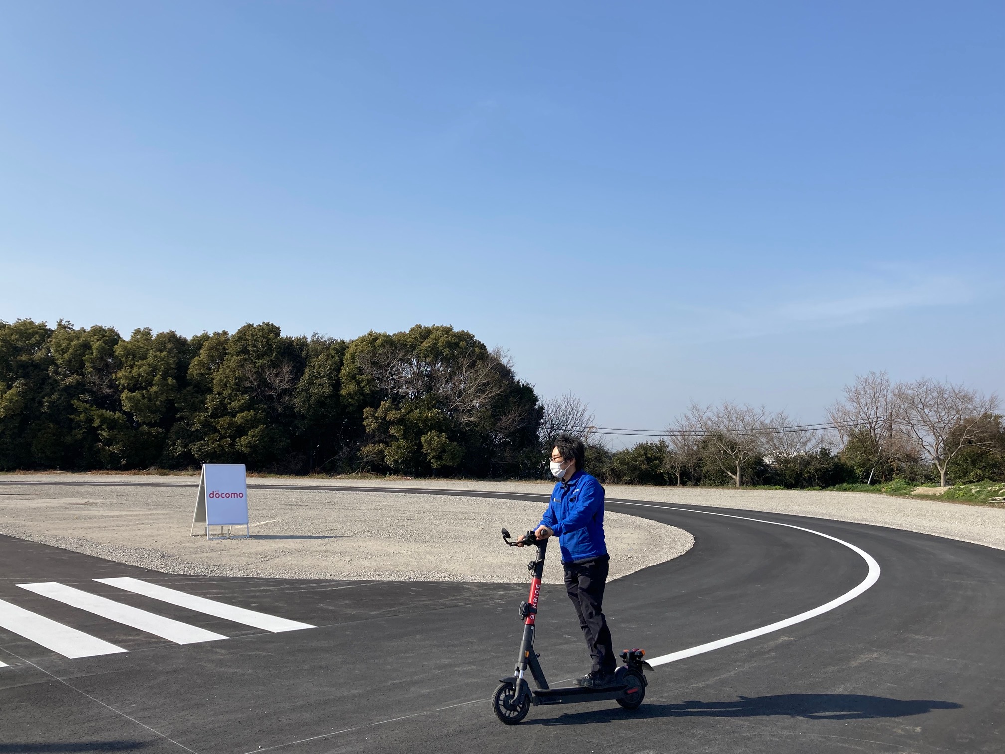 万博実証実験会場の様子