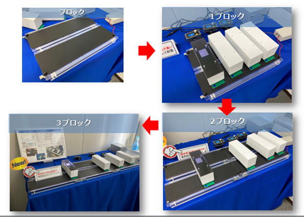 電極拡張の様子