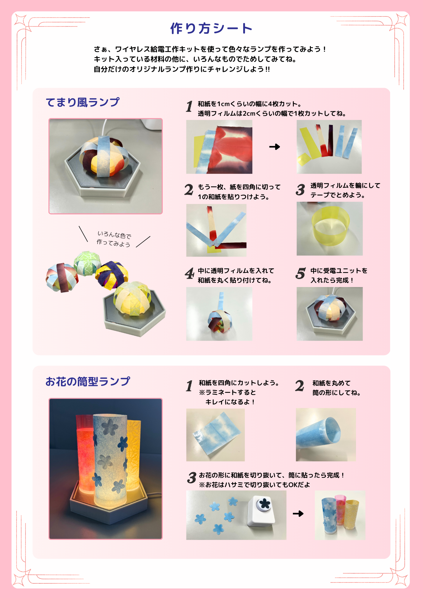 作り方シート