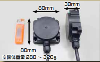 コンパクトな筐体設計。