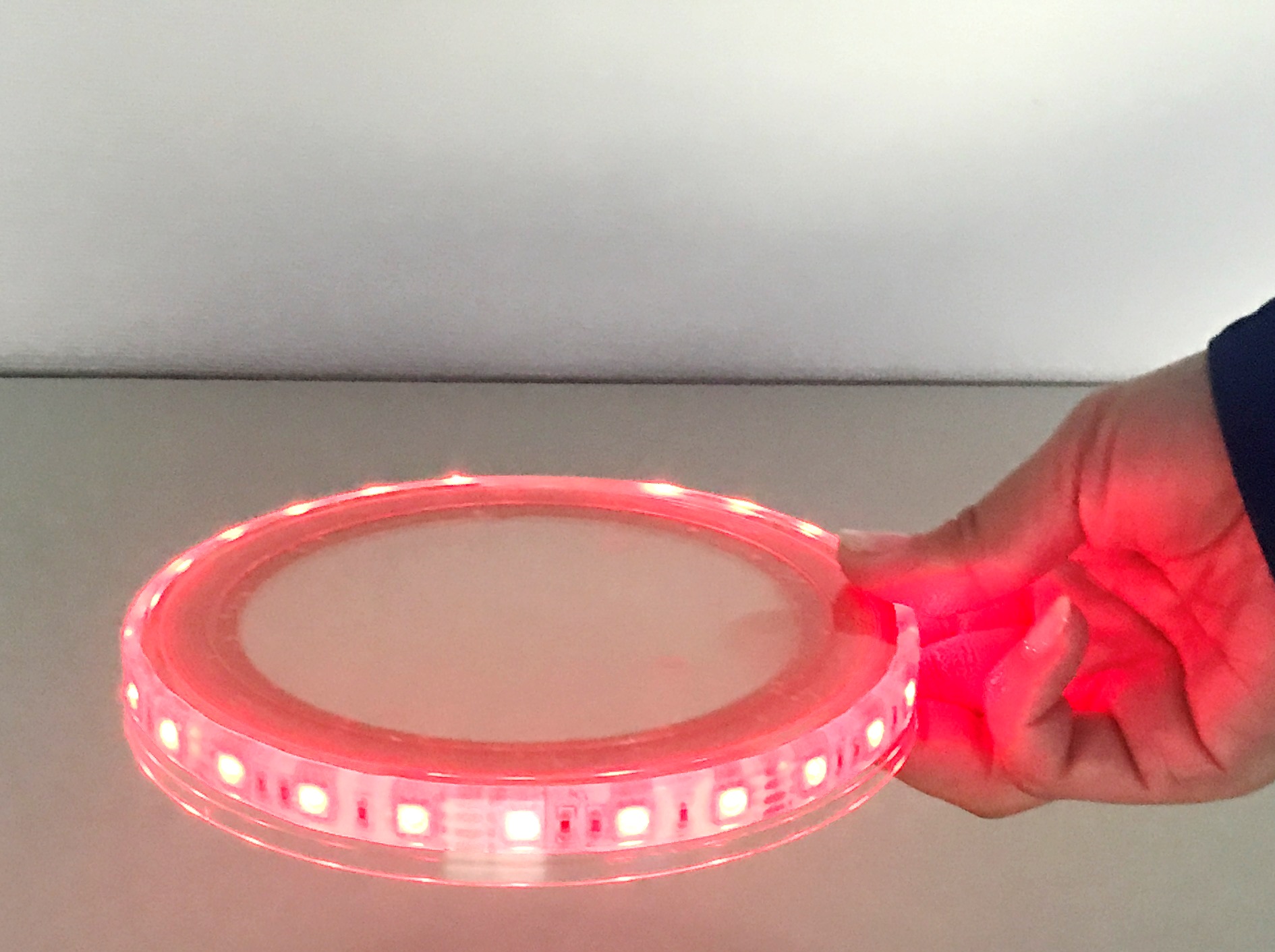 LEDユニット　ワイヤレス給電を気軽に体験！受電部赤