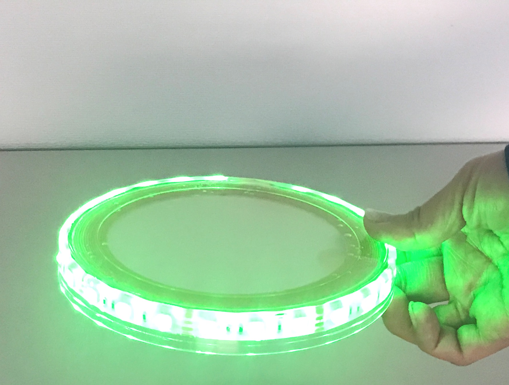LEDユニット　ワイヤレス給電を気軽に体験！受電部緑