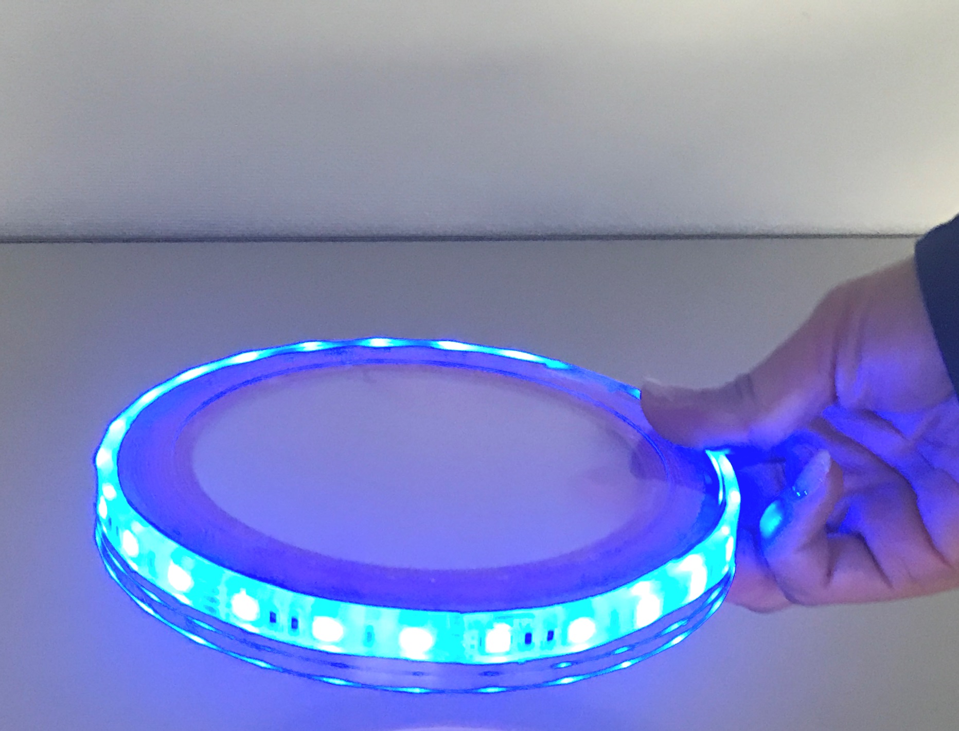 LEDユニット　ワイヤレス給電を気軽に体験！受電部青