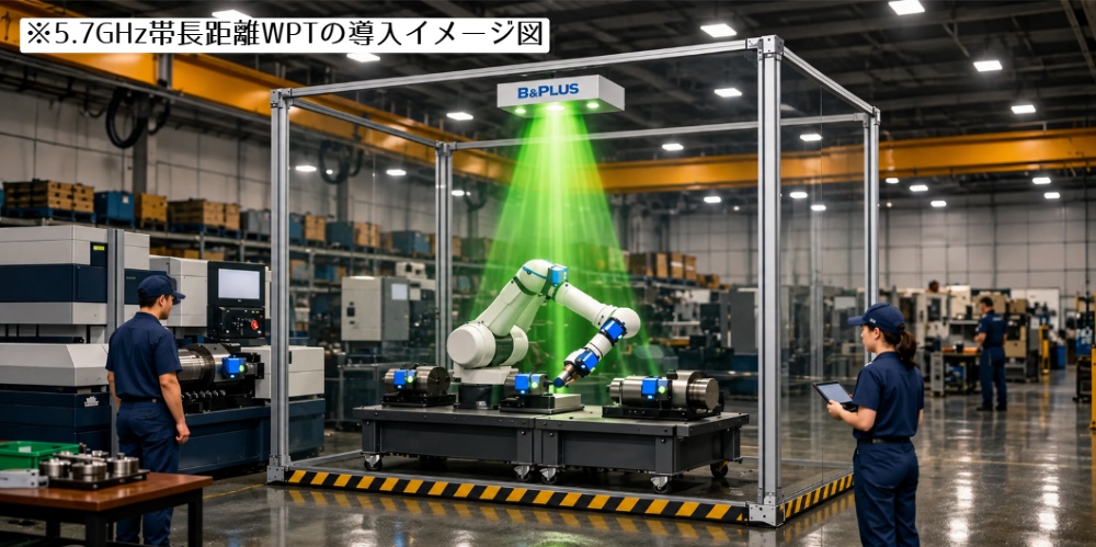 5.7GHz帯マイクロ波で挑む、長距離ワイヤレス給電の開発