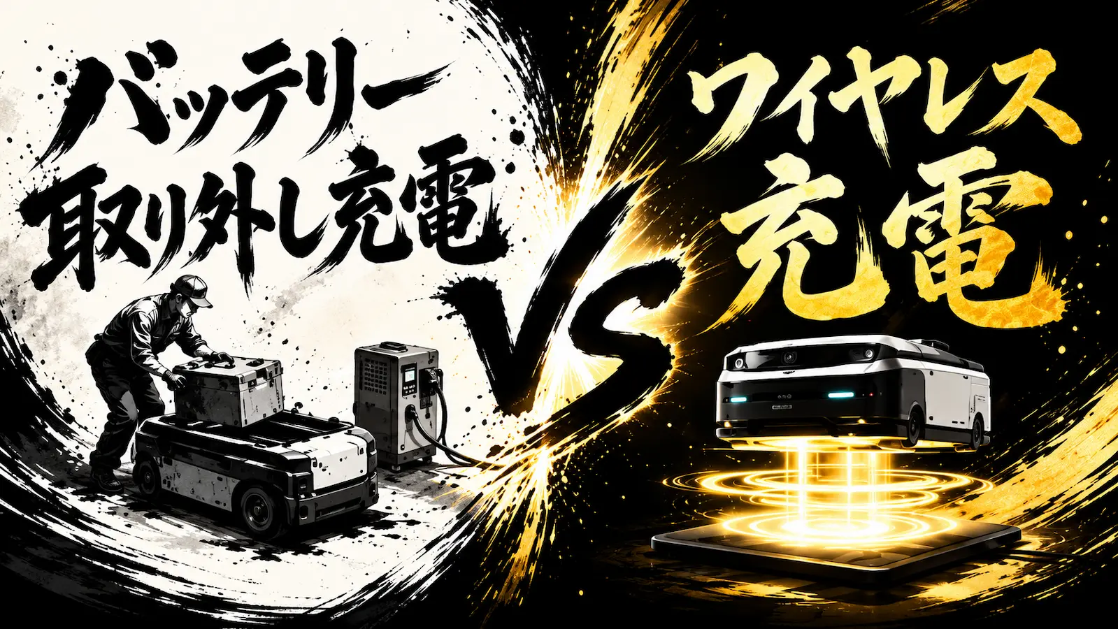 AGV‧AMRの充電方式を比較検証～ワイヤレス充電による充電工程の省人化と長時間稼働への可能性～
