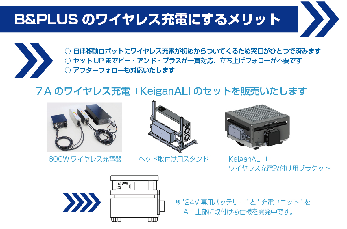 B&PLUSのワイヤレス充電にするメリット