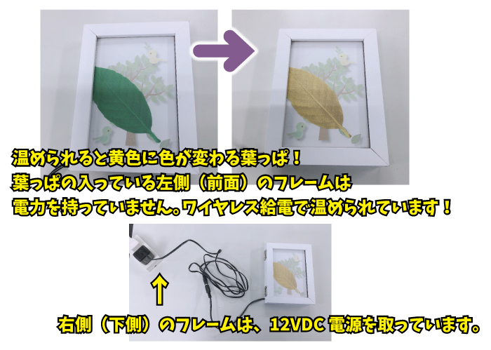 透明ヒーターへのワイヤレス給電