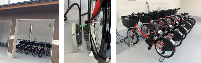 道の駅ワイヤレス充電搭載型電動アシスト自転車