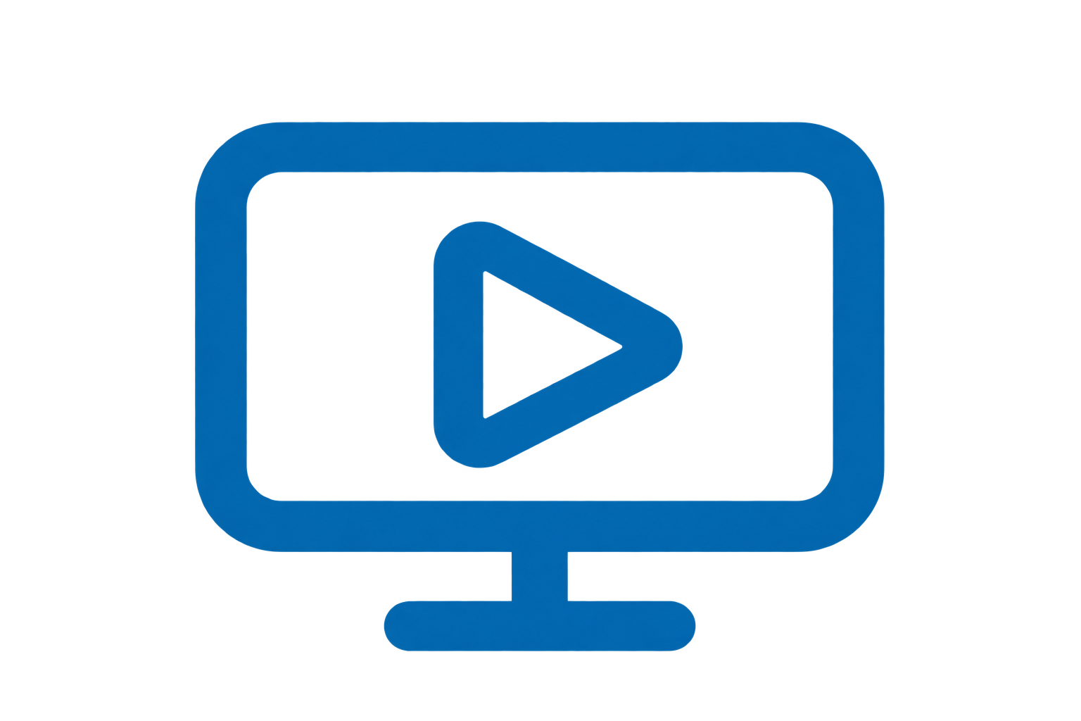WEB展示場のデモ動画を表す再生画面のアイコン