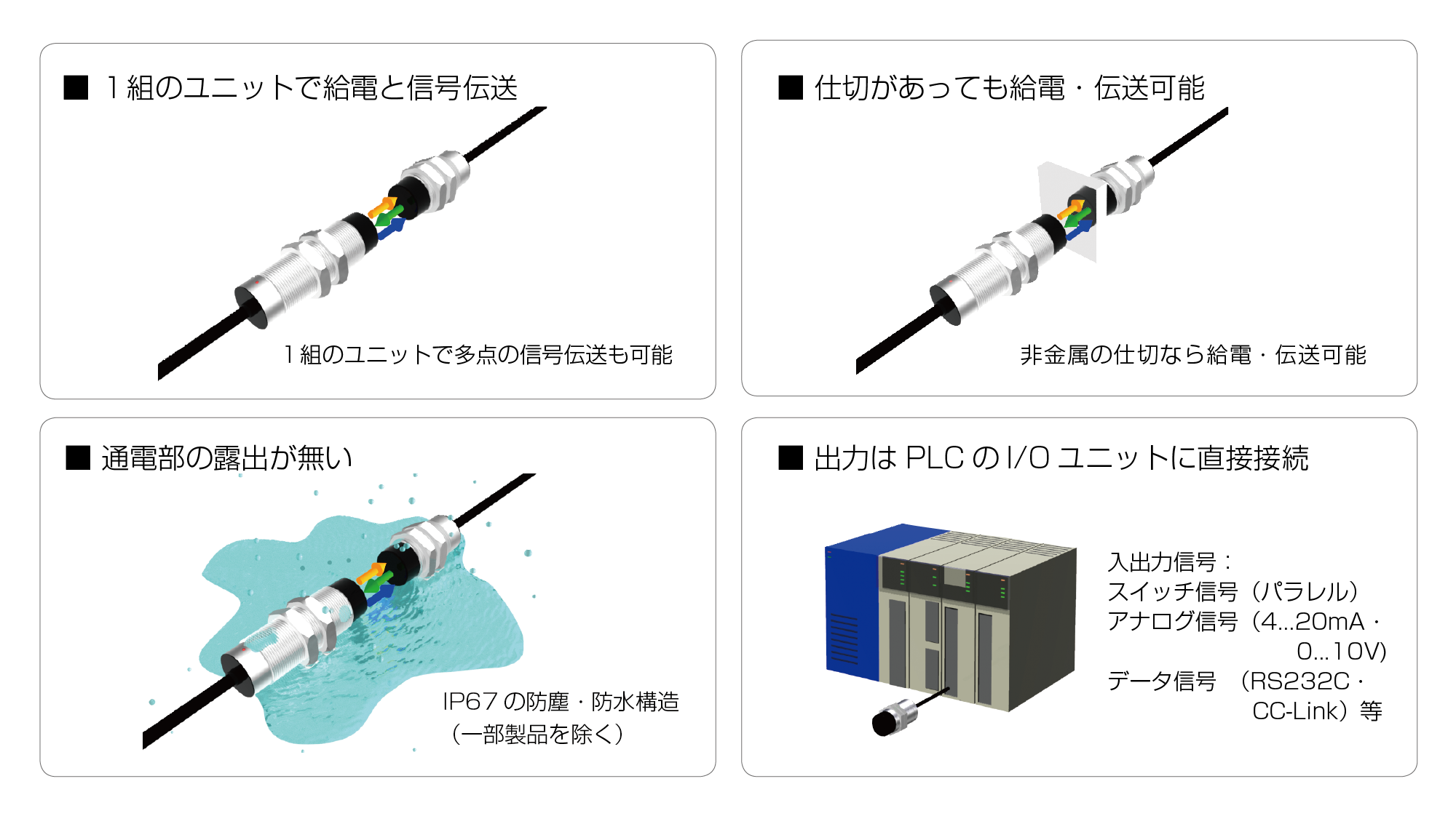 ワイヤレス給電の特長