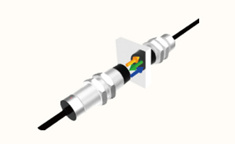 仕切りがあっても給電・伝送可能