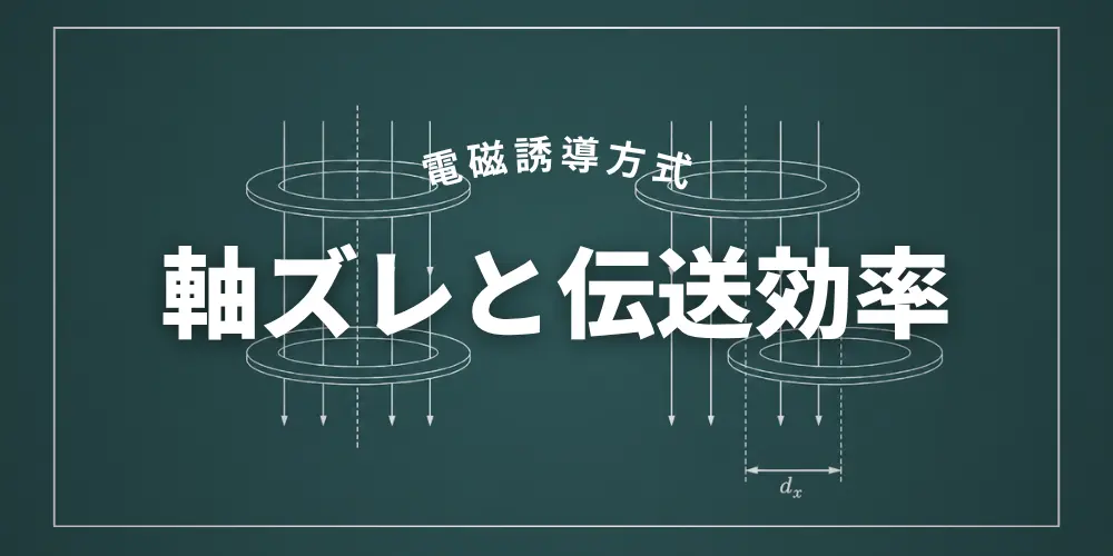 【技術ブログ】ワイヤレス給電で位置ズレが起きると、なぜ伝送効率が下がるのか