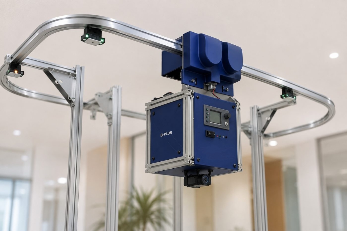 レールロボットでカメラ×AI判定のデモ機を開発
